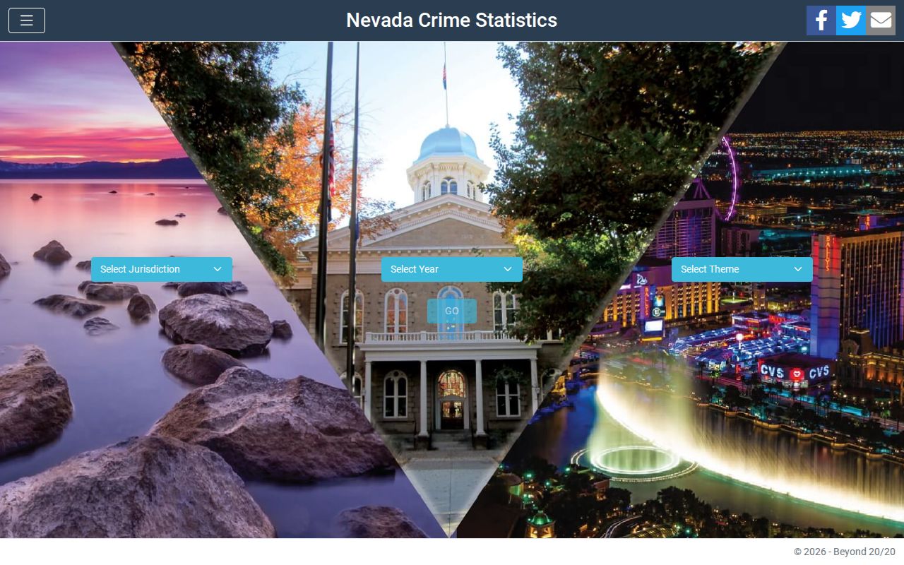 Esmeralda County criminal records Nevada TOPS statistics
